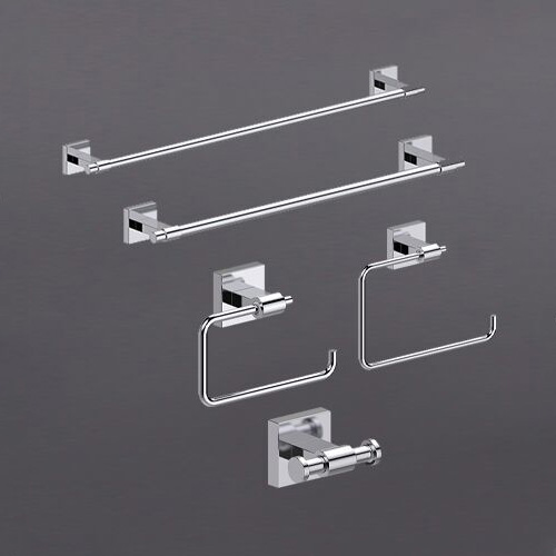 Parti in fusione di metallo cromato per accessori da bagno