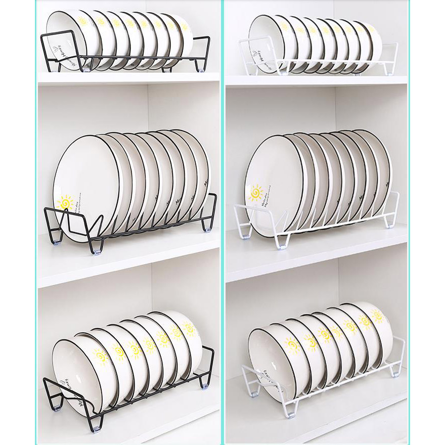 Scolapiatti in metallo bianco per cucina